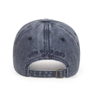 Unisex <b>Baseball</b> <b>Cap</b> Denim Cotton Sun Protection Hat New York Embroidered Vintage Style - Product Image 3