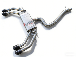 Sistema de <span class=keywords><strong>Escape</strong></span> Catback de Alto Rendimiento con Válvula y Silenciador para <span class=keywords><strong>Audi</strong></span> <span class=keywords><strong>S3</strong></span> 8Y 8V 2.0t, <span class=keywords><strong>Escape</strong></span> Valvetronic, Acero Inoxidable Sus304 de Fábrica - Product Image 2