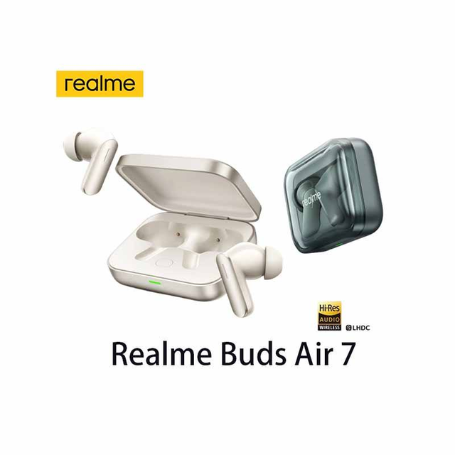 Realme Buds Air 7 52dB Smart ANC Noise Reduction 480mAh Battery BT 5.4 IP55 True Wireless Earphone TWS Earbuds