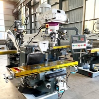 Hochwertige 4HW horizontale vertikale Knie-Revolver-Fräsmaschine Hochleistungs-Universal maschine