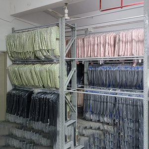 מחסן בגדים מתלה מחסן עגול צינור בגדים מתלה אחסון מתכווננת בגודל בינוני - Product Image 5