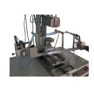 Semi-Automatically Film-Fed Taper Object Heat Transfer Machine Plate Type Pneumatic Heat Press for Garments & <b>Mugs</b> New Condition - Product Image 2