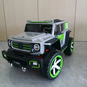 Auto Eléctrico para Niños de 2 a 8 Años, Puede Transportar un Adulto, Auto de Juguete con Tracción en las Cuatro Ruedas, Auto Eléctrico Doble para Bebés - Product Image 3