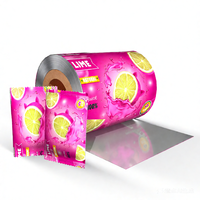 Rouleaux de film métallisé souple de qualité alimentaire, matériau d'emballage laminé opaque personnalisable pour chocolat, lait, biscuits, gâteaux, pommes de terre