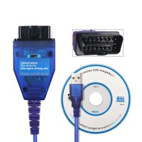 Cable de Diagnóstico Automotriz Transfronterizo para KKL 4091 con Interruptor VW ECU SCAN FT232RL, Compatible con Vehículos de 12V