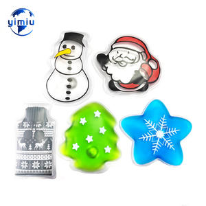 Kartun Natal Lucu Mini Penghangat Tangan Kantong Air Panas Terapi Panas Cepat 5 Detik Bahan PVC Ramah Lingkungan Penggunaan Fisioterapi - Product Image 1