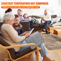 Couverture chauffante électrique portable et confortable, couverture thermique chauffante pour l'hiver