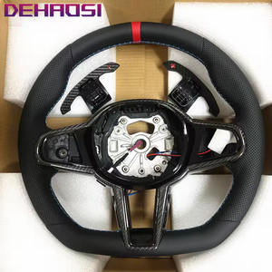 Volante in Fibra di Carbonio per <span class=keywords><strong>BMW</strong></span> Nuova Serie 1234 <span class=keywords><strong>G42</strong></span> G20 G22 G23 G26 G29 F40 F44, Aggiornamento da Vecchio a Nuovo 2025 M4 Personalizzato in Alcantara - Product Image 1