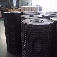 Malla de Alambre Cuadrada Soldada de Hierro Galvanizado de Calibre 12, 2x2, Recubierta de Negro, para Corte de Ganado, de Dingzhou Five-Star Metals