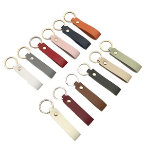 Customized Fashion Luxury PU Leather KeyChain Pendants Strap <b>Lanyard</b> Keychain Mini PU Women Wristlet Car <b>Key</b> Holder - Product Image 2