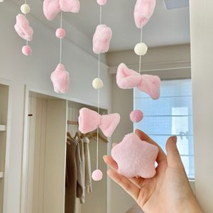 Pembe Gezegen Kapı Perdesi Dekorasyonu Sevimli Kız Kalp Dekorasyonu Yüksek Güzellik Kadın Duvar Dekorasyonu Deliksiz Kapı Perdesi - Product Image 6