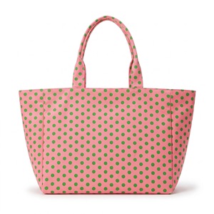 Nuova Borsa Tote in Tela a Pois, Grande Capacità, Borsa a Tracolla Singola, Colori Abbinati, Marrone Scuro, Versatile per Scuola o Uso Quotidiano - Product Image 6