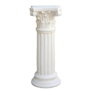 Colonne Romaine Décorative en Résine pour Jardin Extérieur, Socle de Présentation pour Mariage, Style Traditionnel, Forme Rectangulaire, Autoportante - Product Image 5
