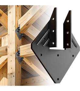 Eck möbel Holz verbindung Design Dreieck Halterung Struktur Holz Gardinen stangen verbinder - Product Image 6