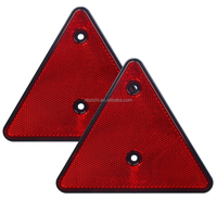 Réflecteur de sécurité Panneau d'avertissement Véhicule à déplacement lent Triangle Réflecteur Signe Qualité d'ingénierie Réfléchissant pour voiture de camion en plein air