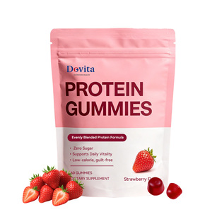 Gomitas de Proteína para Niños Hechas en EE. UU., OEM ODM, 8g de Proteína de Suero, Calcio, Vitamina D, BCAA, para el Crecimiento Óseo, el Cerebro, el Sistema Inmunológico y la Energía, Sin Azúcar, Sin OMG - Product Image 1