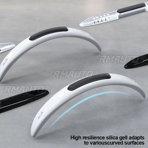 4Pcs <b>Car</b> Door Protector Airbag Anti-collision Strip Anti-static Silicone Rearview <b>Mirror</b> Transparent Exterior Decorative Sticker - Product Image 6