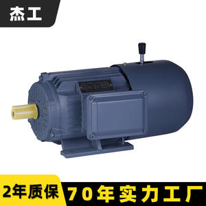 Moteurs de freinage AC en fil de cuivre entièrement personnalisés YEJ, moteurs asynchrones triphasés avec protection intégrée, tension AC 400V - Product Image 3