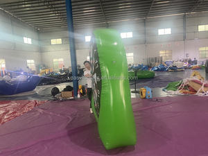 <span class=keywords><strong>Cible</strong></span> de football, de golf et de fléchettes gonflable géante en PVC pour enfants et adultes, style château, jeu à vendre - Product Image 3