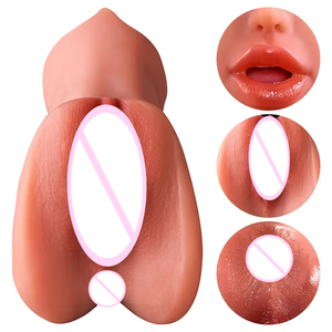 Nouvelle poupée de masturbation en TPE texturée réaliste 2025, jouet sexuel anal, jouet sexuel à succion, <span class=keywords><strong>triple</strong></span> <span class=keywords><strong>pénétration</strong></span>, jouets sexuels C26 - Product Image 3