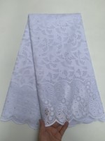 Nouvelle Arrivée Tissu en Dentelle Suisse de Haute Qualité 100% Coton Tissu en Dentelle Africaine Broderie Tissu en Voile Suisse TY6063