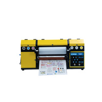 Imprimante d'étiquettes en cristal UV compacte A3, transfert d'autocollants en cristal DTF et laminage en rouleau, imprimante de logos tout-en-un 110-220V