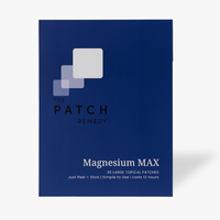 Patch de magnésium extra fort pour soulager les douleurs musculaires, favoriser un sommeil réparateur, patchs de bien-être portables pour la peau