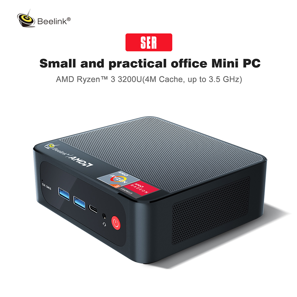 Desktop Computer Amd Ryzen 3200u Clock Speed Beelink SER Mini PC