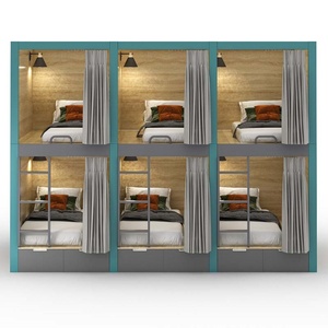 Cápsula de Dormir Moderna Estilo Hotel Japonés, Loft, Cama Doble Insonorizada - Product Image 3