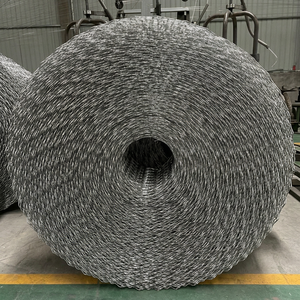 10 Lines 1.8mm Hot <b>Dipped</b> Galvanized Steel Welded Mesh for Subsea Gas and Oil Pipeline with Welding Processing Protective - Product Image 1