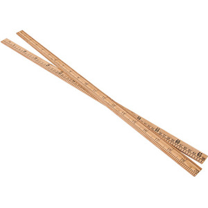 Regla de bambú de 1 metro con escala de doble cara para sastrería, costura y herramienta de enseñanza - Product Image 1