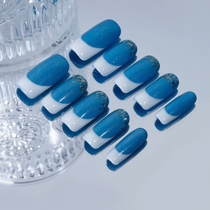 Nuevo Diseño, <span class=keywords><strong>Uñas</strong></span> Acrílicas <span class=keywords><strong>Francesas</strong></span> <span class=keywords><strong>Largas</strong></span> y <span class=keywords><strong>Cuadradas</strong></span> al por Mayor, <span class=keywords><strong>Uñas</strong></span> Postizas Artificiales, <span class=keywords><strong>Uñas</strong></span> <span class=keywords><strong>Largas</strong></span> para Mujer - Product Image 5