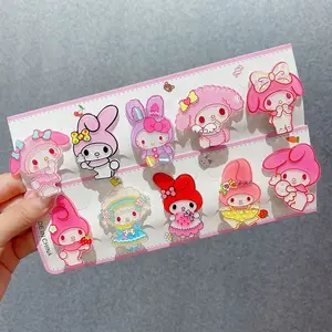 My Melody Kitty Hair Clip Band para niños niñas horquillas accesorios brillo mujeres niño ornamento Snap Barrette