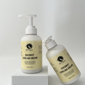 Logo personalizzato di fabbrica per la cura dei capelli ricci lozione per lo Styling naturale burro di karité lisciante luce brillante tenere arricciata crema - Product Image 4