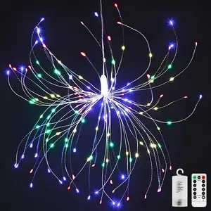 電池式花火妖精スターバーストライトホリデータイムライトクリスマスデコレーションLEDホリデー照明