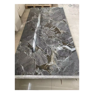 Fábrica de China, venta al por mayor, aspecto de mármol Uv, remodelación de interiores para el hogar, 2M, 3Mm, hoja de mármol de Pvc Uv, Panel de pared, tablero de decoración de pared de Tv - Product Image 1