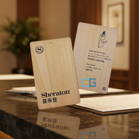 Carte-clé intelligente RFID personnalisable T5577 EM4305 13,56 MHz 1K, mini-étiquette en bois avec code QR, contrôle d'accès NFC, carte de visite, couleurs personnalisées