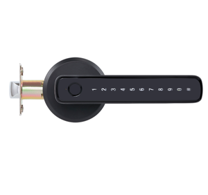 Cerraduras Inteligentes <span class=keywords><strong>de</strong></span> Fábrica al por Mayor, Almacenamiento <span class=keywords><strong>en</strong></span> la Nube, Material <span class=keywords><strong>de</strong></span> Aluminio Duradero, Bluetooth, Cerradura Electrónica Negra para el Hogar - Product Image 1