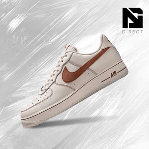 Nike Air Force 1 07 Lv8 Ivory Saddle Brown, Zapatillas de Moda de Lujo, Unisex, Casuales - Product Image 1