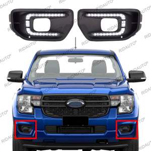 ไฟเดย์ไลท์ LED สำหรับรถยนต์ <span class=keywords><strong>FORD</strong></span> <span class=keywords><strong>RANGER</strong></span> T9 XL XL+ XLS XLT SPORT Platinum <span class=keywords><strong>Wildtrak</strong></span> ปี 2022 2023 พร้อมไฟเลี้ยวในตัว ใช้เป็นไฟตัดหมอกได้ - Product Image 5