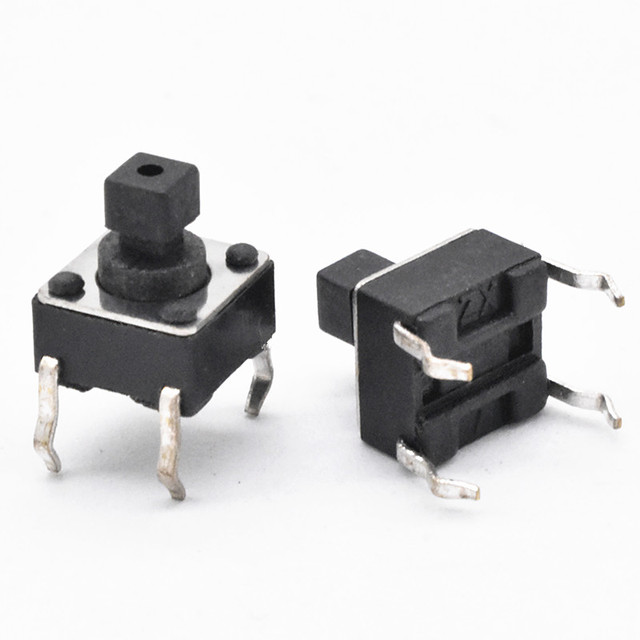 Mini 6*6*7.3 mm Square Head Tactile Push Button Switch Vertical-Pin Micro Switch