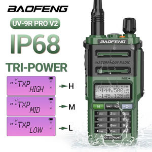 Walkie Talkie <span class=keywords><strong>Baofeng</strong></span> UV-9R <span class=keywords><strong>PRO</strong></span> IP54 Impermeable de Alta Potencia Radio Portátil de Dos Vías UHF/VHF <span class=keywords><strong>Baofeng</strong></span> <span class=keywords><strong>UV9R</strong></span> <span class=keywords><strong>Pro</strong></span> - Product Image 2