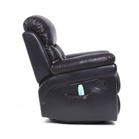 Fauteuil de cinéma maison, siège de théâtre, fauteuil inclinable européen, fauteuil inclinable de salon, coussin en cuir, canapé de massage