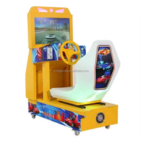 Machine de jeu d'amusement à pièces de simulateur d'arcade de voiture de course à grande vitesse pour enfants et adultes