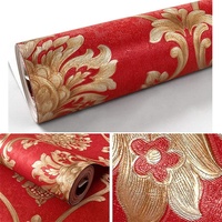 Wallpaper Bunga Taman Kamar Tidur, Wallpaper Pvc 3d Latar Belakang Ruang Tamu Gaya Eropa