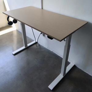 Ar20 điện động cơ kép khung trắng Chiều cao có thể điều chỉnh ngồi đứng máy tính văn phòng nhà chúng tôi nâng bảng - Product Image 3