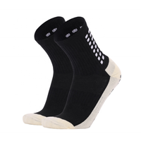 Chaussettes de sport personnalisées avec logo, en stock, haute qualité, en silicone, pour football, femme, homme, automne, tricotées, pour enfants