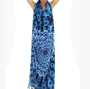 <span class=keywords><strong>Pareo</strong></span> de Algodón Decorativo Hecho a Mano, <span class=keywords><strong>Pareo</strong></span> de <span class=keywords><strong>Playa</strong></span> de Algodón Estampado, Traje de Baño, Vestido, Ropa de Baño de Algodón Personalizable - Product Image 3