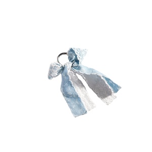 Exquisite Cowboy Ribbon White Lace Bow Keychain Bag Pendant Sweet Bowknot Pendant Key Chains for <b>Women</b> Handbag Backpack <b>Keyring</b> - Product Image 6
