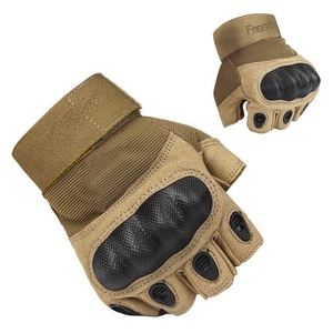 <span class=keywords><strong>Guanti</strong></span> <span class=keywords><strong>tattici</strong></span> da arrampicata per la caccia da corsa in pelle da esterno con protezione delle nocche da lavoro a dita complete - Product Image 4